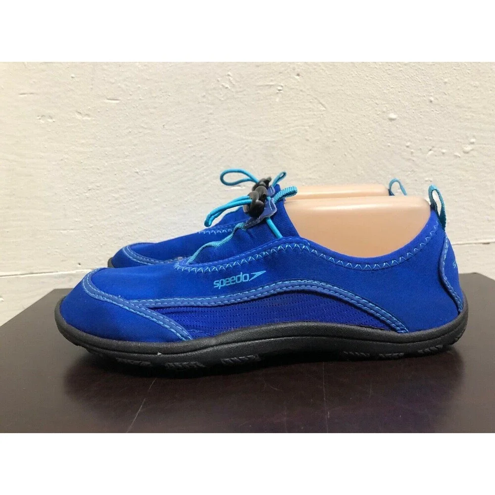 Speedo junior Water Shoes Blue textile upper Size L 4/5